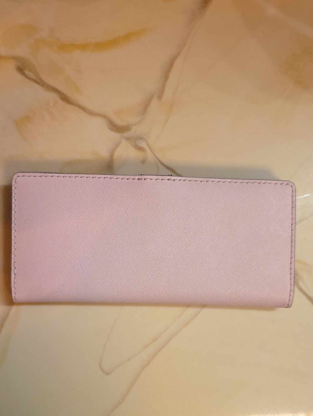 Michael Kors Pink Saffiano Leather Wallet - Picture 3 of 9
